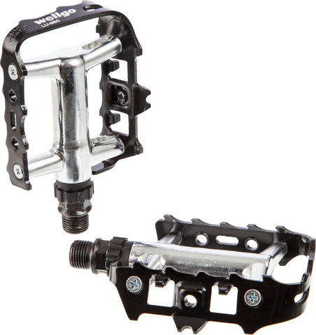 Procraft Pro II Platform Pedals - silver-black