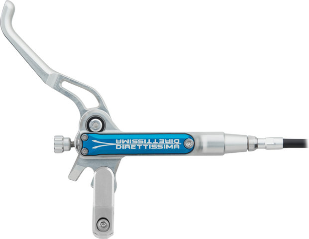 Trickstuff Direttissima f+r set disc brake limited edition - silber-cyan/Set/Flip-Flop (non-side-specific)