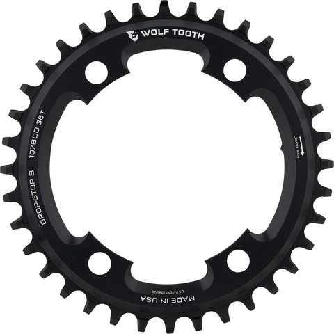 Wolf Tooth Components 107 BCD Kettenblatt für SRAM - black/36 Z