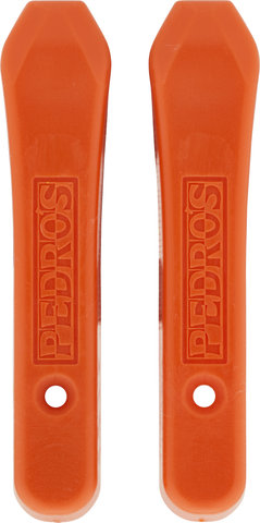 Pedros Micro Lever Reifenheber 2er-Set - orange