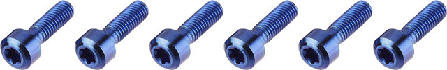 OAK Components Titanium Bolts for Eternal Stem - blue