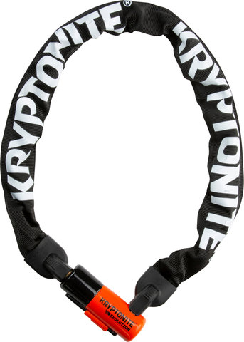 Kryptonite Chaîne Antivol Evolution 4 Integrated Chain - noir-orange-blanc/90 cm