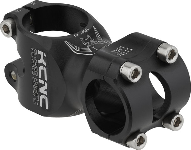 KCNC Fly Ride Stem 25.4 mm 5° - black-silver/+5°/-5° (FlipFlop)/50 mm