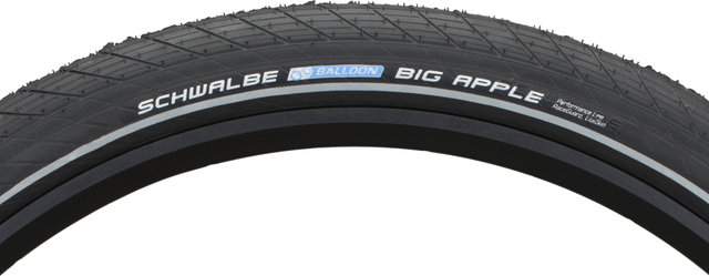 Schwalbe Big Apple Performance 28" Drahtreifen - schwarz-reflex/28x2,35