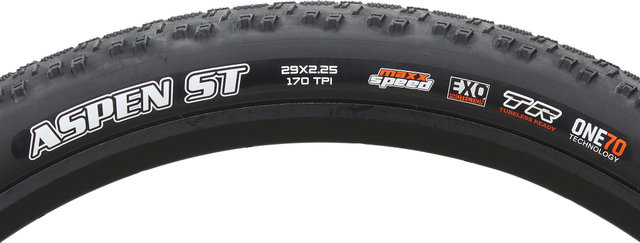 Maxxis Aspen ST TeamSpec MaxxSpeed EXO ONE70 TR 29" Folding Tyre - black/29 /57 mm/57-622/2.25 