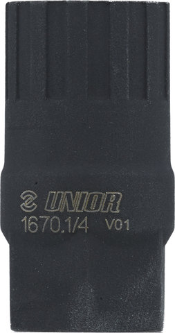 Unior Bike Tools Extractor de cassettes 1670.1/4 para coronas dentadas de rosca - black