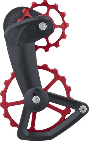 CeramicSpeed Système de Galets de Dérailleur OSPW X Coated pour SRAM AXS XPLR - red/13 dents (galet guide), 19 dents (galet tendeur)