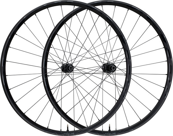 Easton EC70 AX Disc Center Lock Carbon 28" Wheelset - gloss carbon/28" set (front 15x100 + rear 12x142) Shimano