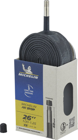 Michelin Schlauch C2 Airstop für 26" - universal/26-559 bis 32-559/AV/26-32 x 559 AV 48 mm/48 mm