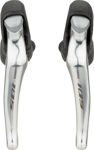 Shimano 105 front+rear set shift/brake levers STI ST-R7000 2x/11-speed - spark silver