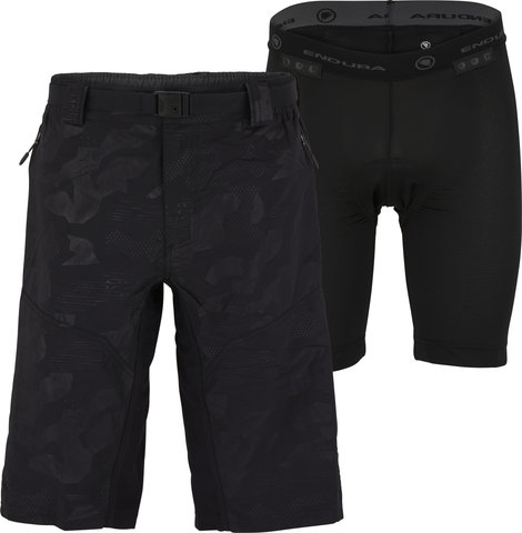 Endura Hummvee Shorts mit Innenhose - black-camo/M