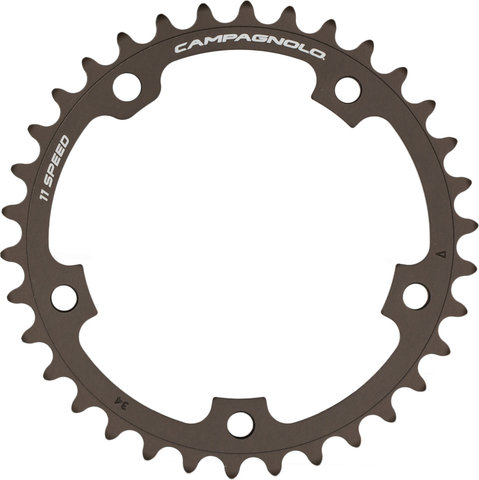 Campagnolo Plateau Super Record CT, 11vit., 5 bras, BCD 110 mm, Modèles 2011-2014 - gris/34 dents