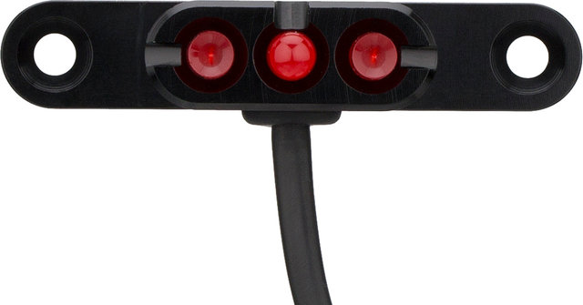 Supernova E3 Tail Light 2 LED Rücklicht 12 V Gepäckträgermontage StVZO-Zulassung - schwarz poliert