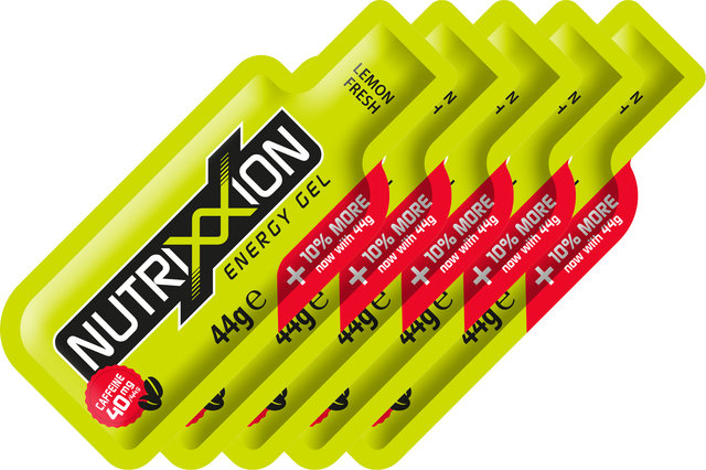 Nutrixxion Gel - 5 pieces - lemon fresh - caffeine/220 g