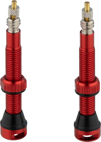 tune Tubeless Valve Set - red/Presta 44 mm