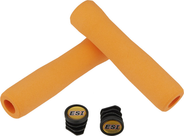 ESI Puños de manillar de silicona FIT XC - naranja/130 mm