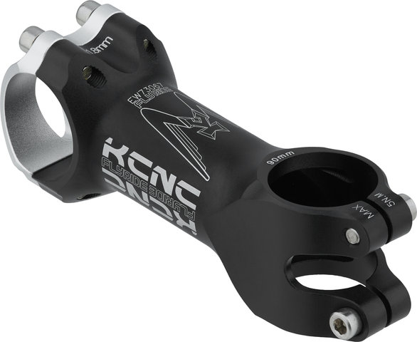 KCNC Fly Ride 5° 31.8 Stem - black-silver/90 mm