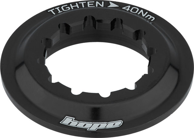 Hope Centre Lock Lockring w/ Internal Gearing - black