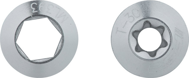 FSA Tornillos de plato 5 brazos - plata