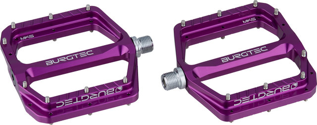 Burgtec Penthouse Flat MK5 Plattformpedale - purple rain