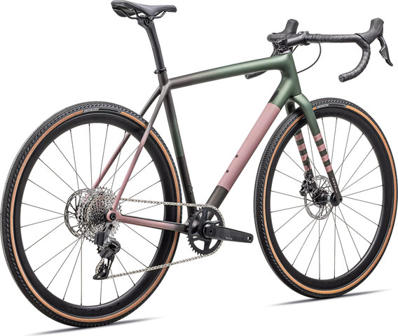 Specialized Crux Expert 28" Gravelbike - satin cypress metallic-doppio-dusky pink-champagne/28"/M