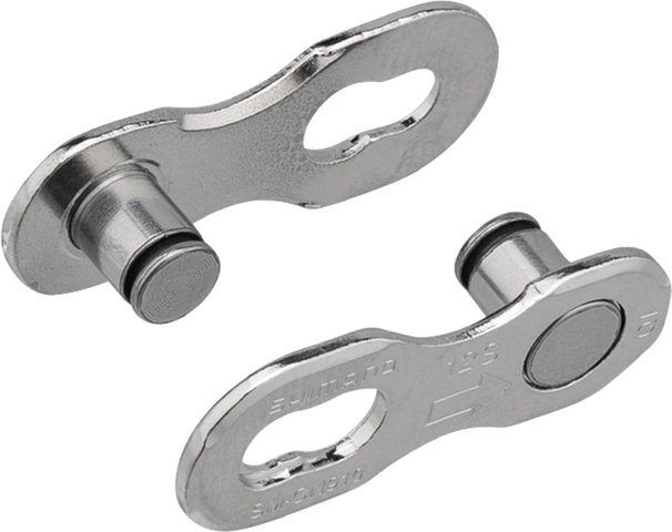 Shimano SM-CN910-12 Quick-Link Master Link - 2 Pack - silver