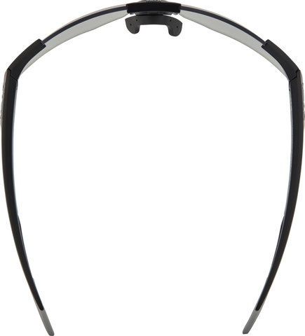 uvex Lunettes de Sport pace perform V - black mat/litemirror silver