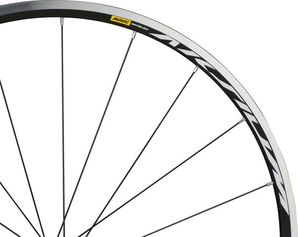 Mavic Aksium Laufradsatz - schwarz/130 mm/100 mm/28"/Shimano Road/100 mm/Shimano Road/100 mm/130 mm