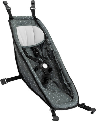 Croozer Siège Bébé pour Remorque pour Enfants - graphite blue-white