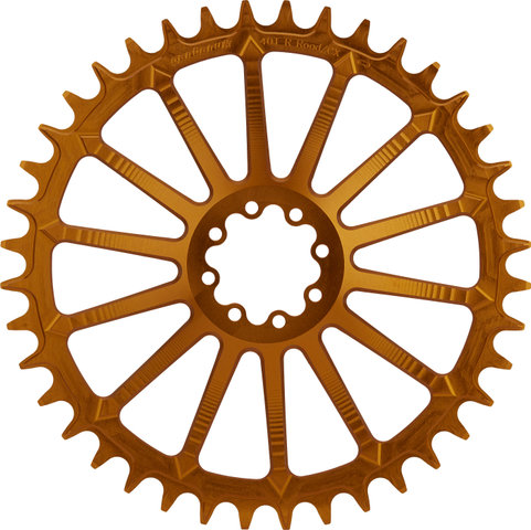 Garbaruk Round Chainring AXS Road/CX SRAM Direct Mount 8-Bolt Single - orange/40 