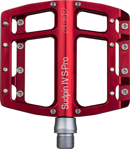 NC-17 Sudpin IV S-Pro Platform Pedals - red