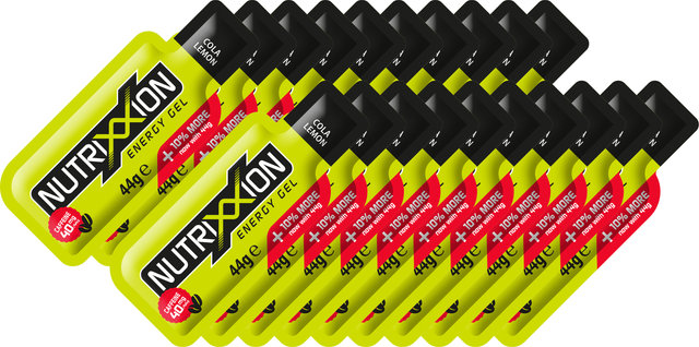 Nutrixxion Gel - 20 pieces - cola lemon - caffeine/880 g