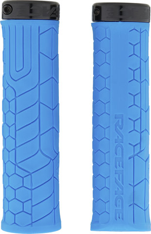 Race Face Getta Lock On Lenkergriffe - blue-black/33 mm