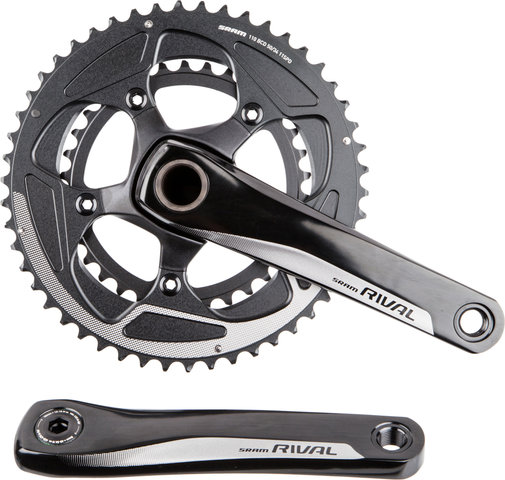 SRAM Juego de bielas Rival 22 GXP 11 velocidades - black-grey/172,5 mm 34-50