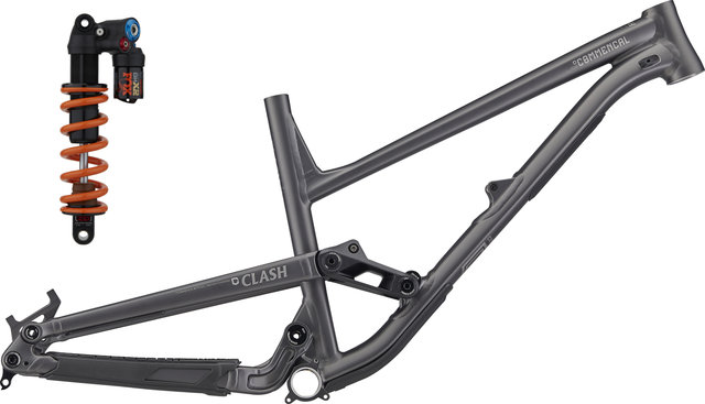 COMMENCAL Clash 27,5" Rahmenkit mit Fox DHX2 Dämpfer - dark slate/170 mm/L/12 mm Steckachse