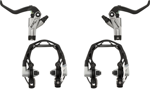 Magura HS 33 R Rim Brake Set - silver/2 finger