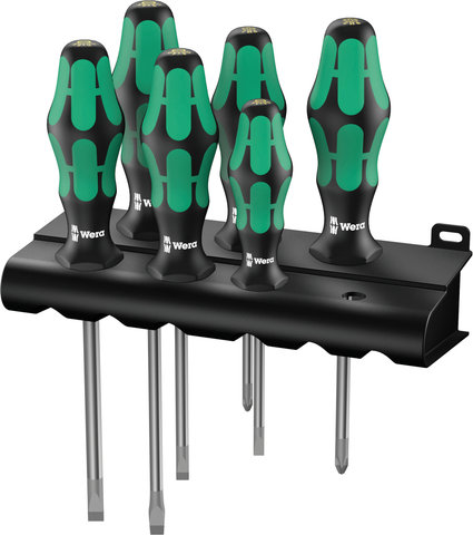 Wera Kraftform Plus Screwdriver Set - black-green