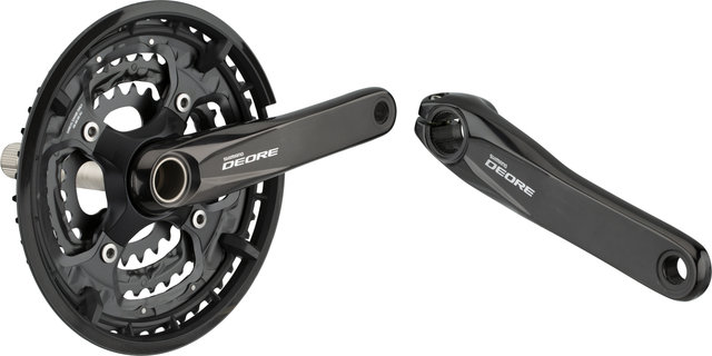 Shimano Deore Kurbelgarnitur FC-T6010 Hollowtech II mit Kettenschutzring - schwarz/175,0 mm 26-36-48