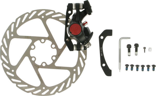 Avid BB5 MTB Disc Brake with Brake Rotor - black/Set/left/right (side-specific)