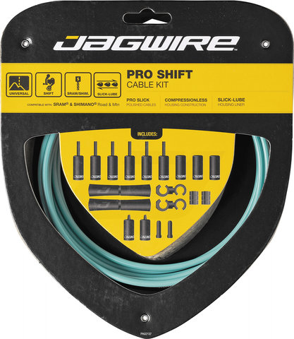 Jagwire 2X Pro Schaltzugset - Bianchi celeste