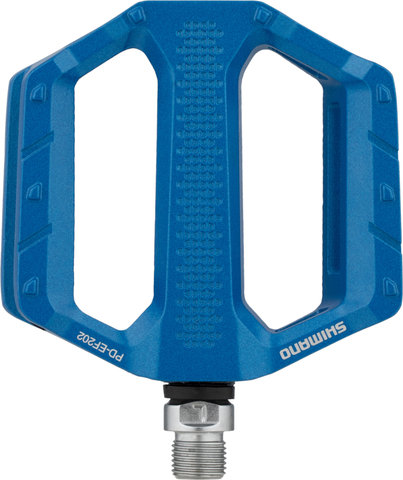 Shimano PD-EF202 Platform Pedals - blue