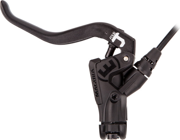 Magura Freno de disco MT4 Carbotecture® - polished black anodized/Set/Flip-Flop (no específico de lado)