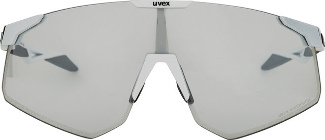 uvex Lunettes de Sport pace perform S V - white mat/litemirror silver