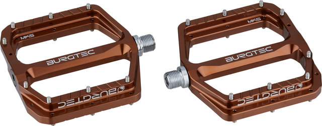 Burgtec Penthouse Flat MK5 Plattformpedale - kash bronze