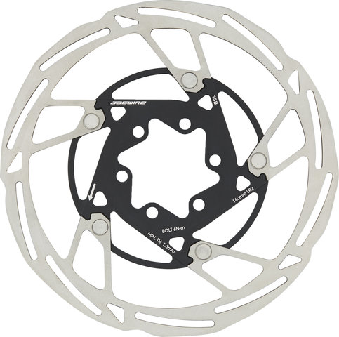 Jagwire Pro LR2 Disc 6-Bolt Brake Rotor - silver-black/160 mm