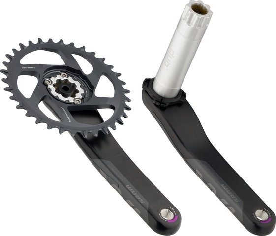 SRAM XX1 Eagle AXS DUB 12-fach Kurbelgarnitur - grey/170,0 mm