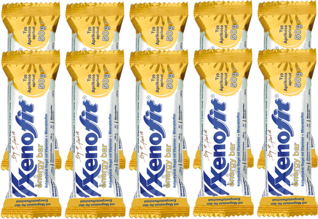 Xenofit energy bar - 10 pieces - apricot