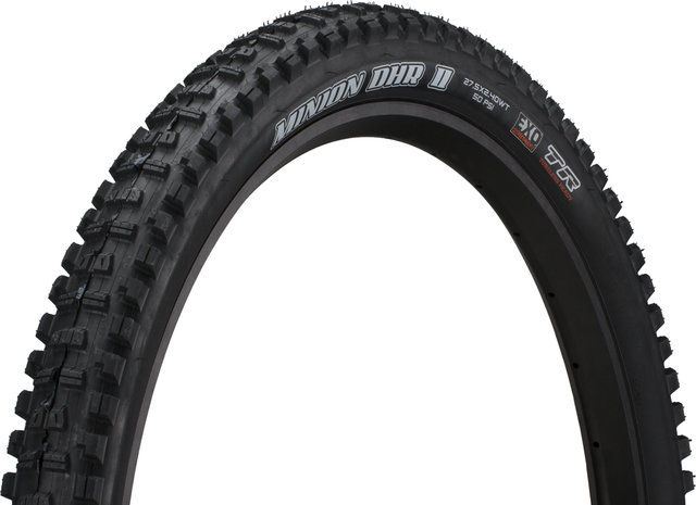 Maxxis Cubierta plegable Minion DHR II Dual EXO WT TR 27,5" - negro/27.5 /61 /61-584/2.4 