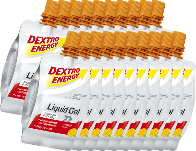 Dextro Energy Gel líquido - 20 unidades - orange/1200 