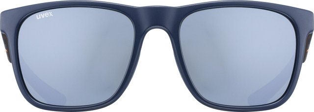 uvex LGL 42 Sportbrille - blue mat-havanna/litemirror silver